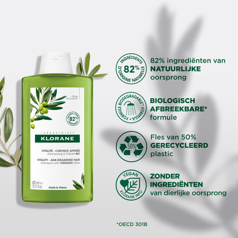 Klorane Klorane Shampoo Bio OLIJFBOOMEXTRACT Dermatheek